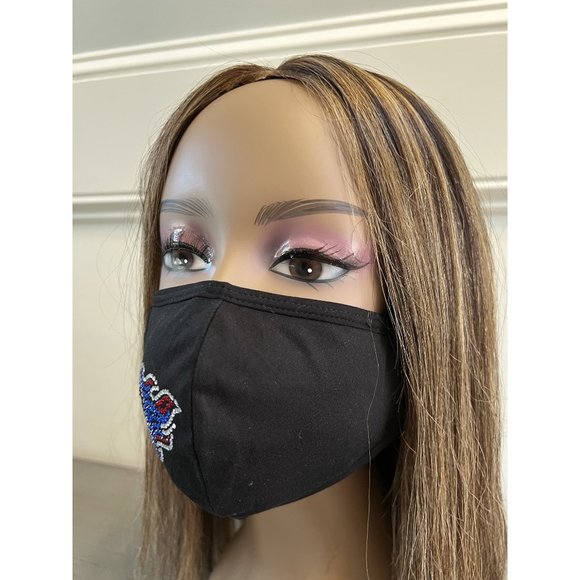 Tennessee Titans Bling Face Mask Side Logo - Picture 6 of 8